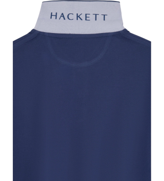 Hackett London Polo Slim Fit Logo marine