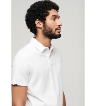 Superdry Polo in maglia bianca