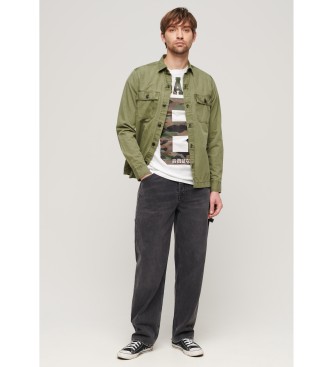 Superdry Camisola de camuflagem Osaka 6 Standard Branco