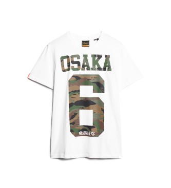 Superdry Camouflage T-shirt Osaka 6 Standard Hvid