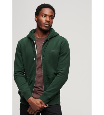 Superdry Felpa verde essenziale