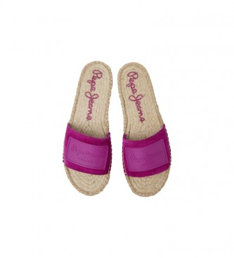 Pepe Jeans Sandales en cuir Siva Berry 