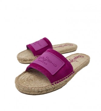 Pepe Jeans Sandales en cuir Siva Berry 