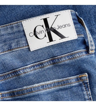 Calvin Klein Jeans Jean Mid Rise Skinny blauw