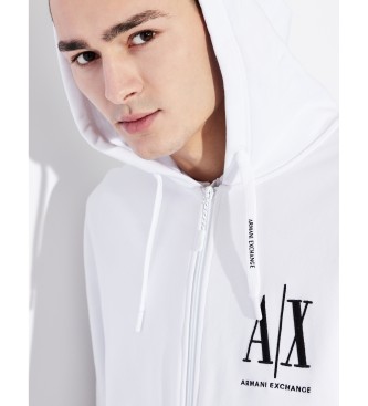 Armani Exchange Sweatshirt Fleece vit