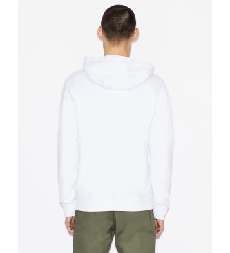 Armani Exchange Sweatshirt Fleece vit