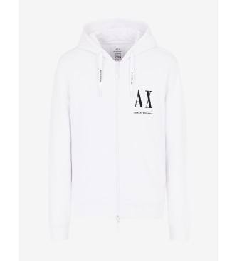 Armani Exchange Bluza polarowa biała