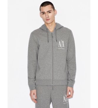 Armani Exchange Grey fleece sweatshirt