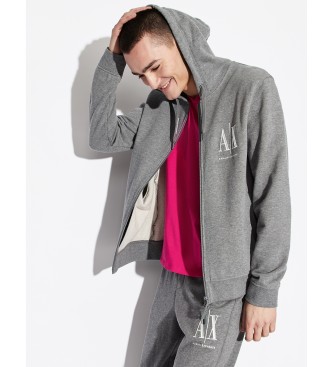 Armani Exchange Grey fleece sweatshirt