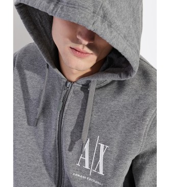 Armani Exchange Grijs fleece sweatshirt