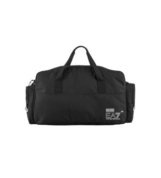 EA7 Bolsa Train Core de tejido reciclado negro