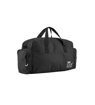 EA7 Train Core Tasche aus schwarzem recyceltem Stoff