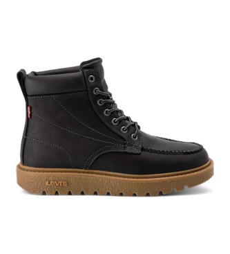 Levi's Botines de Piel Abner Red Tab negro