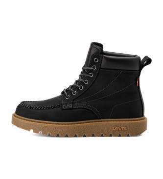 Levi's Botines de Piel Abner Red Tab negro