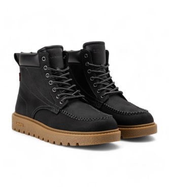 Levi's Abner Red Tab Lederstiefel schwarz