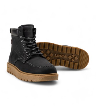 Levi's Abner Botas de couro com aba vermelha preto