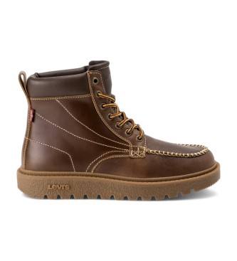 Levi's Bottines en cuir marron Abner Red Tab