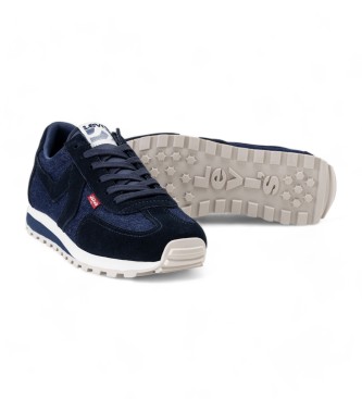 Levi's Scarpe da ginnastica blu scuro Stryder con linguetta rossa