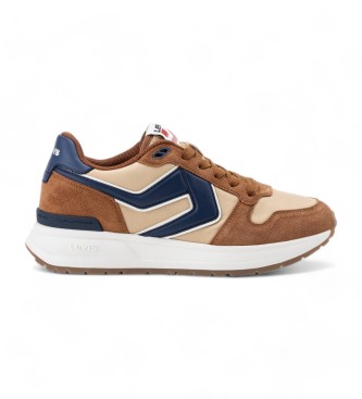 Levi's Scarpe da ginnastica in pelle Charge marrone