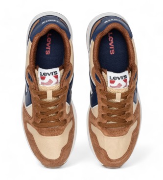 Levi's Zapatillas de Piel Charge marrn