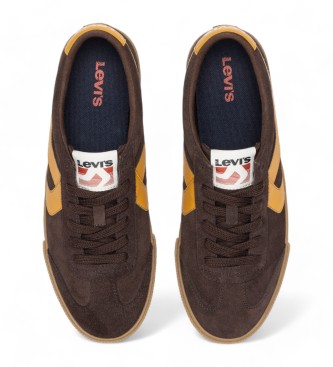 Levi's Scarpe da ginnastica in pelle scamosciata marrone