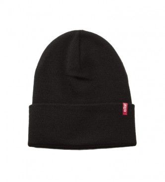 Levi's Gorro Slouchy Red Tab negro