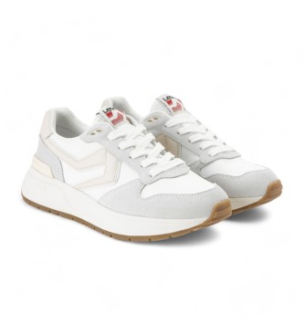 Levi's Baskets en cuir Charge S blanc