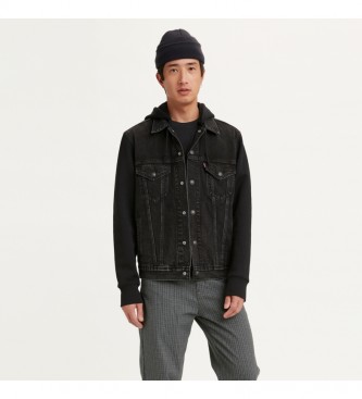 Levi's Hybrid sweatshirt jacket black