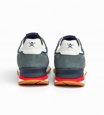 Hackett London Telfor Leather Sneakers navy