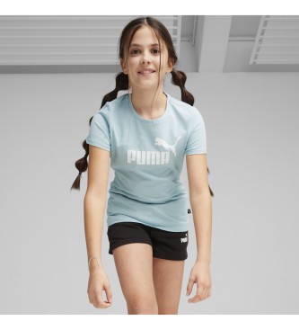 Puma T-shirt en shortset met blauw logo