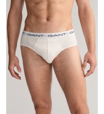 Gant Pack de tres slips blanco