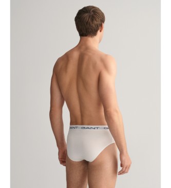 Gant Pack de tres slips blanco