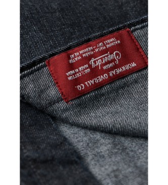 Superdry Trgovina Merchant Store majica iz džinsa mornarsko modra