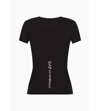 EA7 Glnsande T-shirt svart