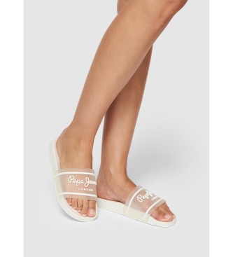 Pepe Jeans Chanclas Translucent blanco