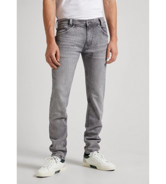 Pepe Jeans Dżinsy Tapered w kolorze szarym