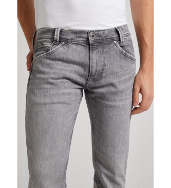 Pepe Jeans Dżinsy Tapered w kolorze szarym