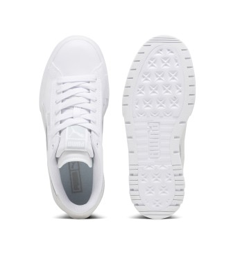 Puma Mayze Crashed Lder Sneakers hvid