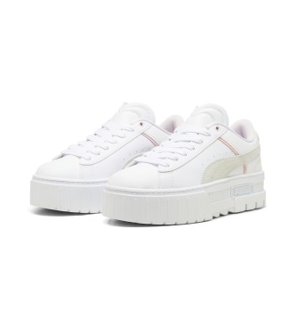 Puma Mayze Queen of Hearts Leather Sneakers branco