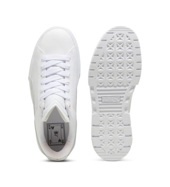 Puma Mayze Queen of Hearts Leather Sneakers branco