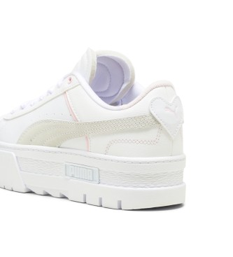 Puma Mayze - Queen of Hearts - Baskets en cuir blanc