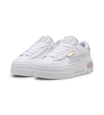 Puma Mayze Crashed Lder Sneakers hvid