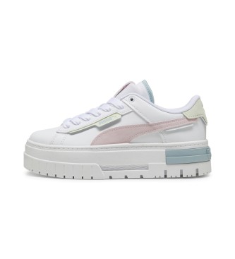 Puma Mayze Crashed Lder Sneakers hvid