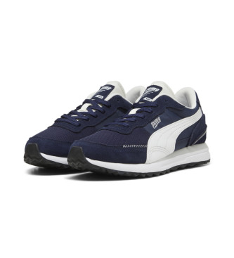 Puma Scarpe da ginnastica in pelle Road Rider blu scuro