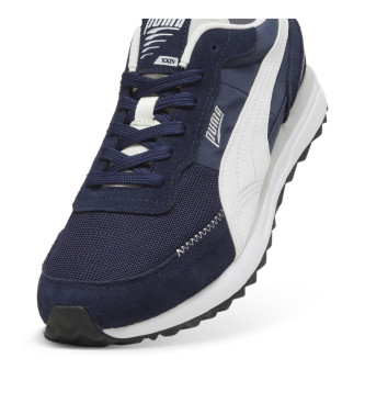 Puma Scarpe da ginnastica in pelle Road Rider blu scuro