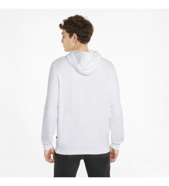 Puma Essentials+ Tape Kapuzenpulli wei