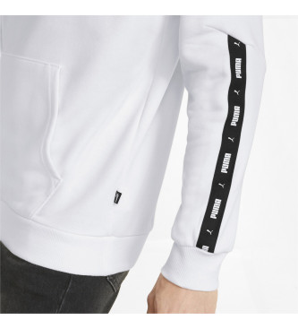 Puma Sudadera con capucha Essentials+ Tape blanco