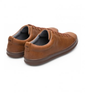 Camper Chassis Sport Leather Sneakers brown