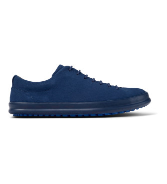 Camper Sneaker Chassis Sport in pelle blu scuro