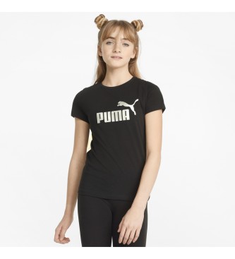 Puma Majica Essentials+ Logo črna
